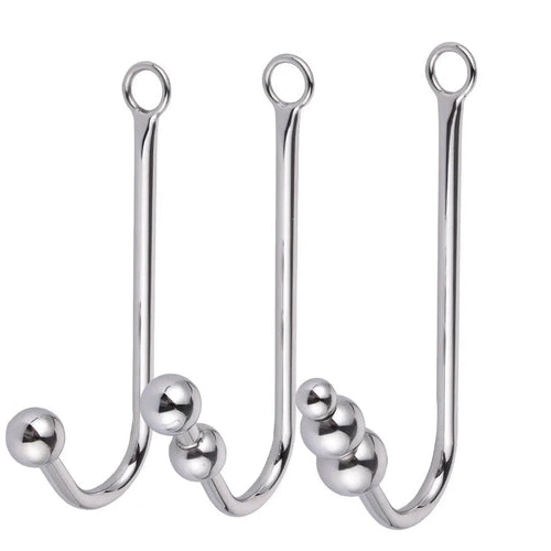 Hook Beaded Anal with Collar and Elegant Cuffs 5334 0326